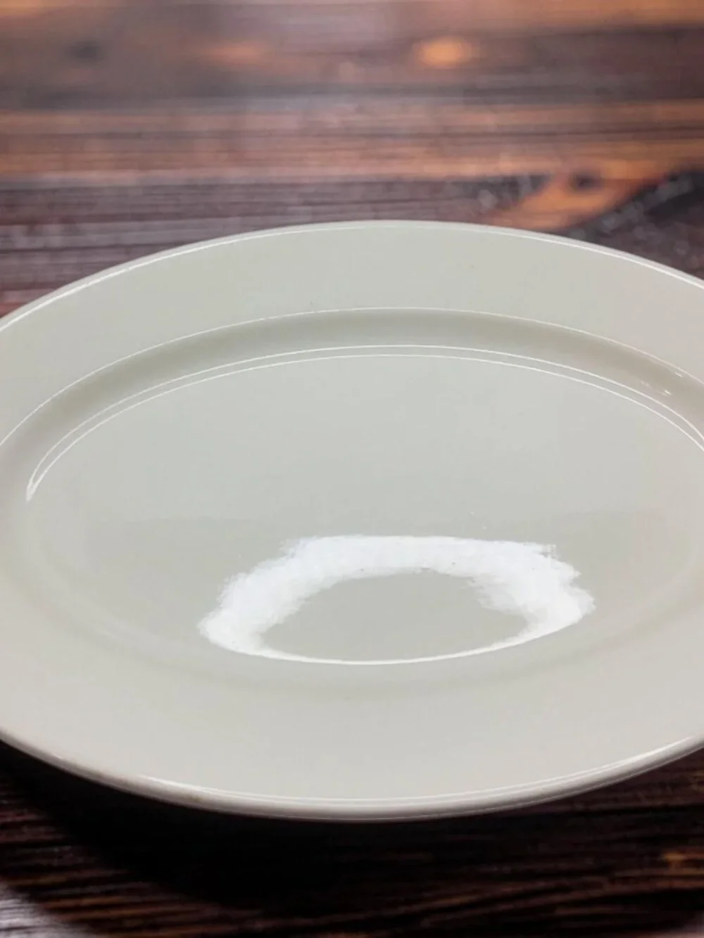 vintage 1980s onieda buffalo china cream white stoneware serving platter